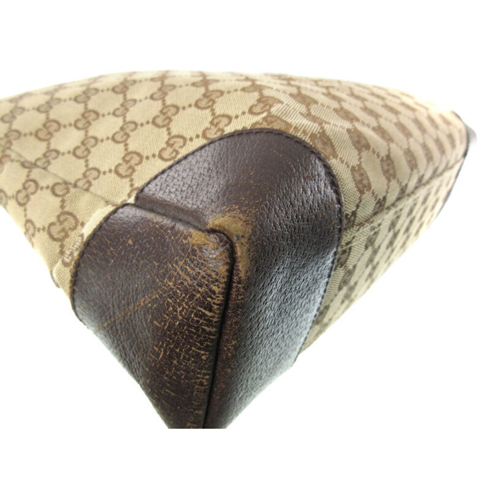GUCCI Shoulder Crossbody Bag Brown Beige - Picture 5 of 10